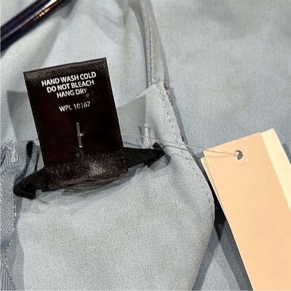 NWT Aqua Dusty Blue Lace Dress Women’s Sz S - Picture 11 of 11